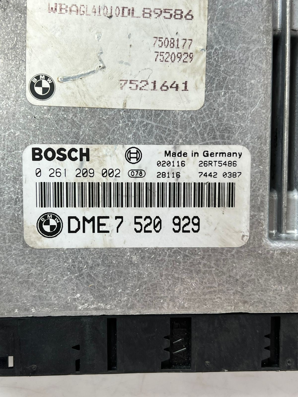 2002-2005 BMW 745i E66 Engine Control Module DME 7520929 V8 ECU OEM SET