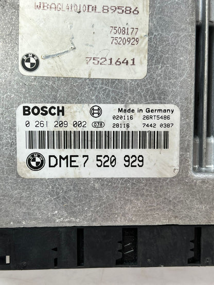 2002-2005 BMW 745i E66 Engine Control Module DME 7520929 V8 ECU OEM SET