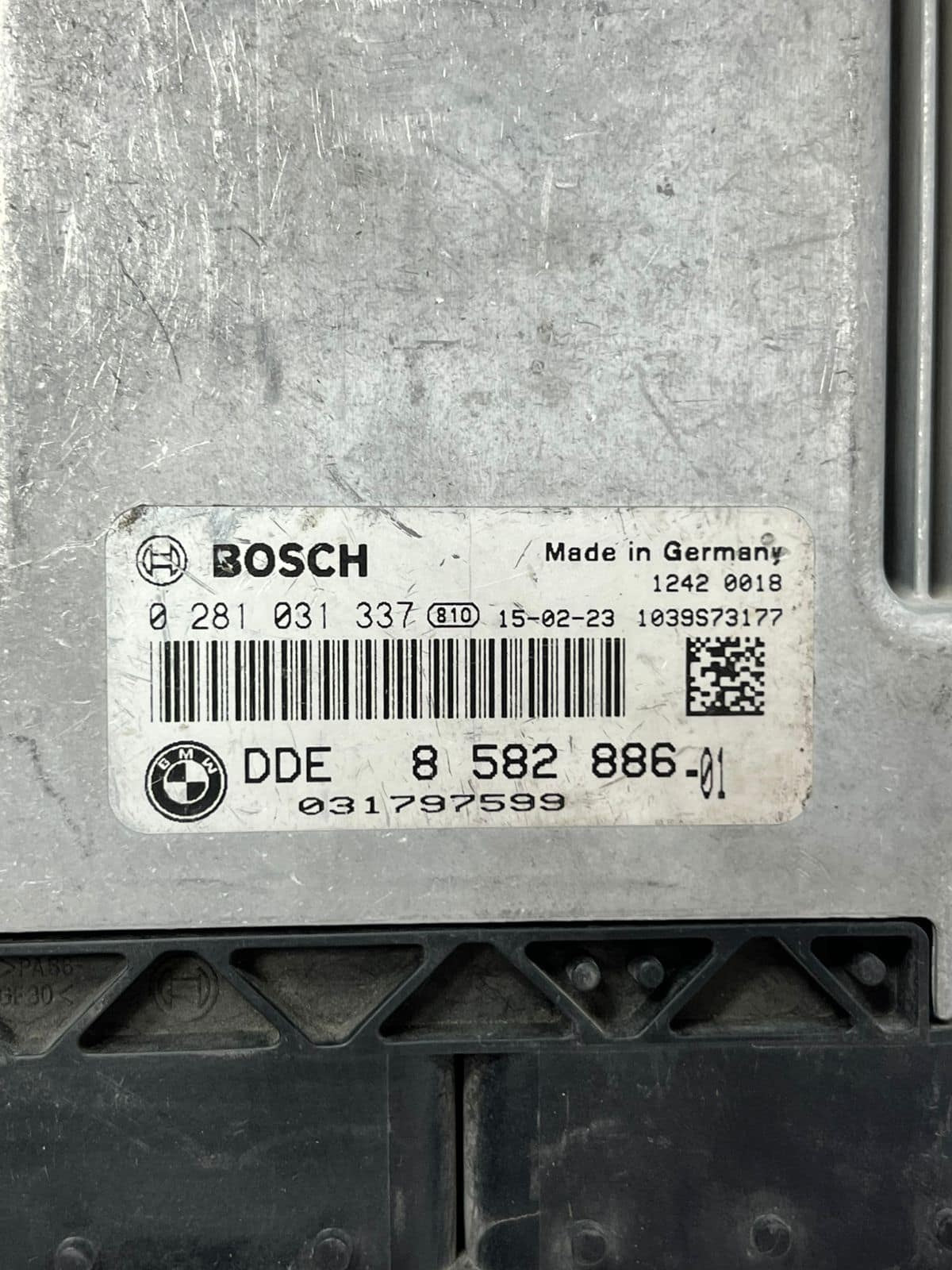 BMW SERIES X3 X4 F25 ECU ENGINE CONTROL UNIT B47 DIESEL DDE 8582886