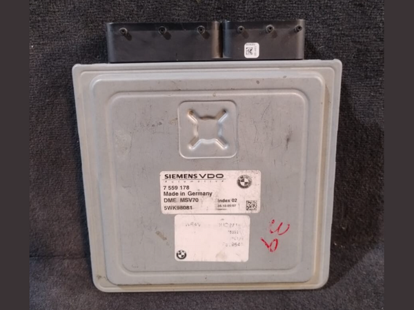 BMW 3 E90 E91, 5 E60 E61 5WK98081  ENGINE CONTROL MODULE UNIT ECU ONLY - 7559178