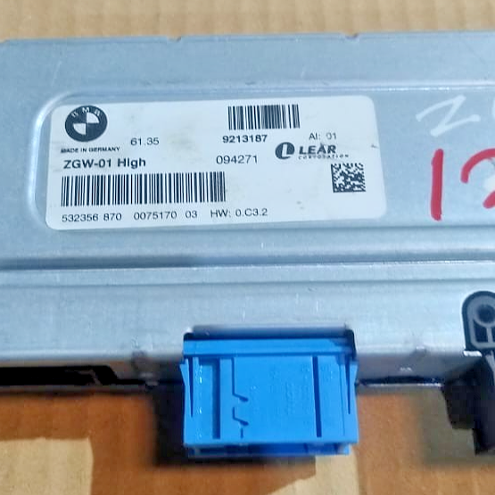 BMW F01 F02 F04 F07 F10 F11 F12 F13 CENTRAL GATEWAY CONTROL MODULE - 9213187