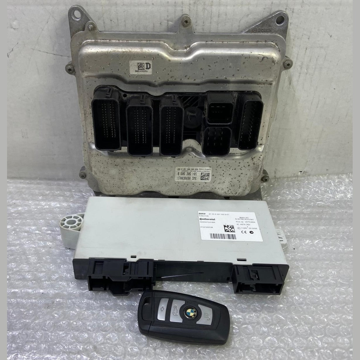 OEM BMW F10 F11 F25 F30 2010-2017 N20 ENGINE CONTROL UNIT ECU KIT DME 8606306