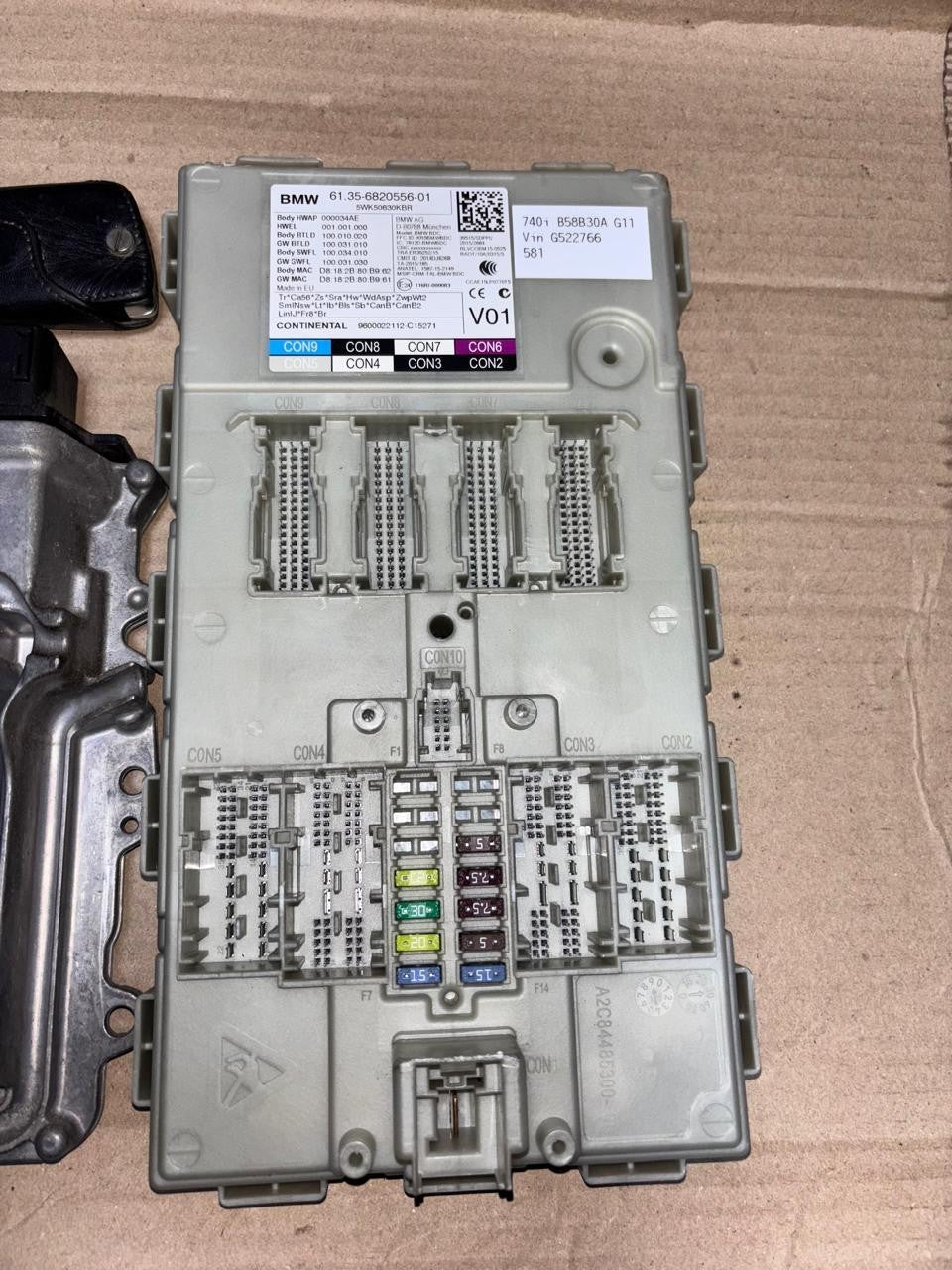 BMW 740i B58B30A G11 vin G522766 ENGINE CONTROL UNIT SET +KEY  - 8661692