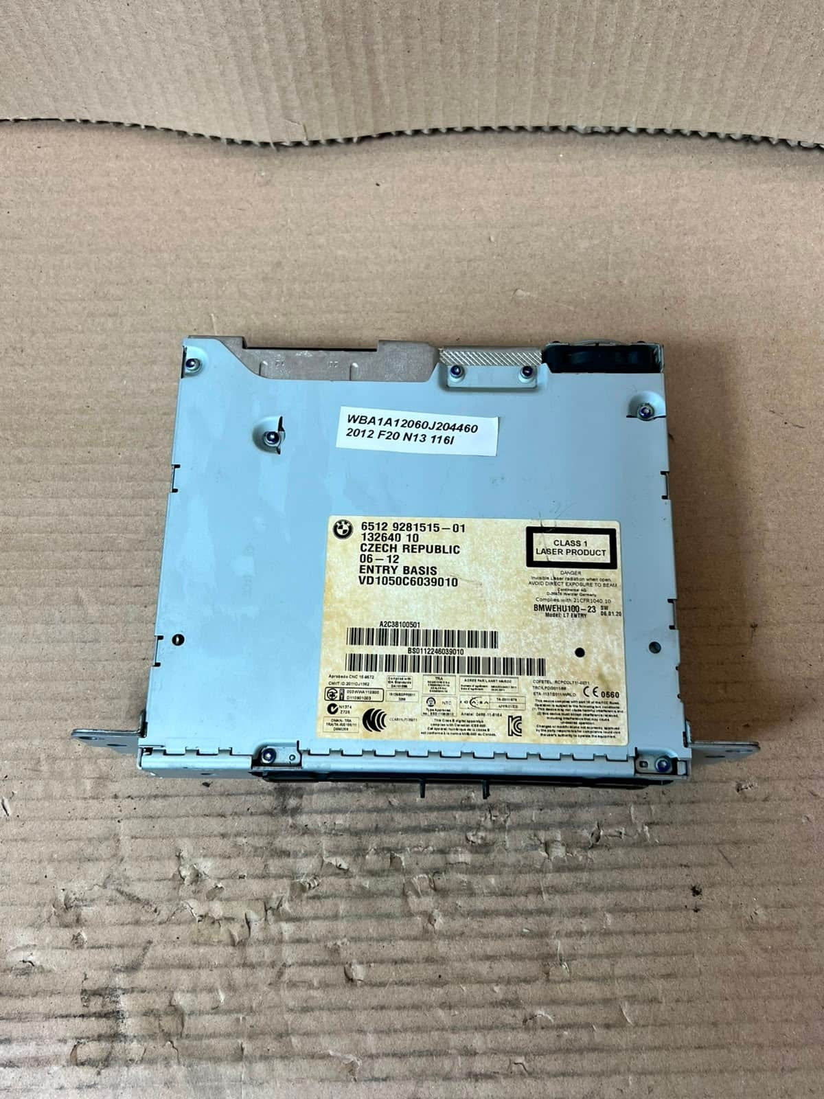 BMW F20, F21, and F30 3 Series NBT Radio Head Unit 9281515 OEM