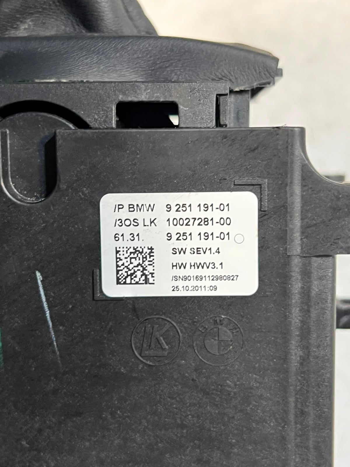 BMW F10 F11 F12 F13 5 Series Gear LEVER Selector Switch 9251191 OEM