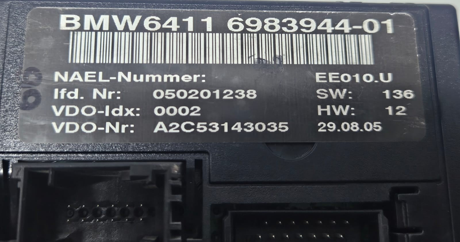 2006 BMW 330i 3 Series E90 Climate Control Panel 6983944 OEM