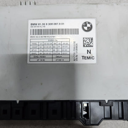 2014 BMW X5 Seat Control Module 9306087 X5 F15 and X6 F16 OEM 