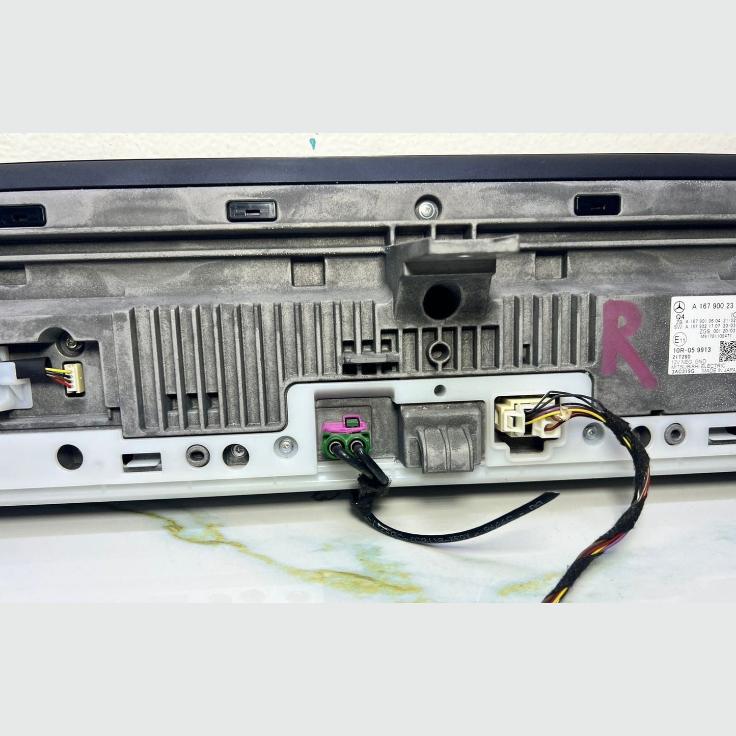 Mercedes W167 Digital Speedometer Instrument Cluster Display Screen A167 9002314