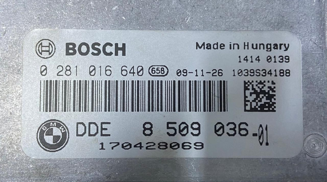 OEM BMW E90 E91 E92 X5 E70 M57 Engine Control Unit ECU DDE Kit CAS3+Key 8509036
