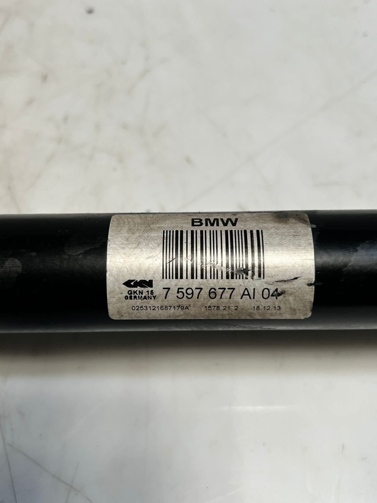 2013-2015 BMW 335i f30 Rear Left Axle Output Shaft 7597677