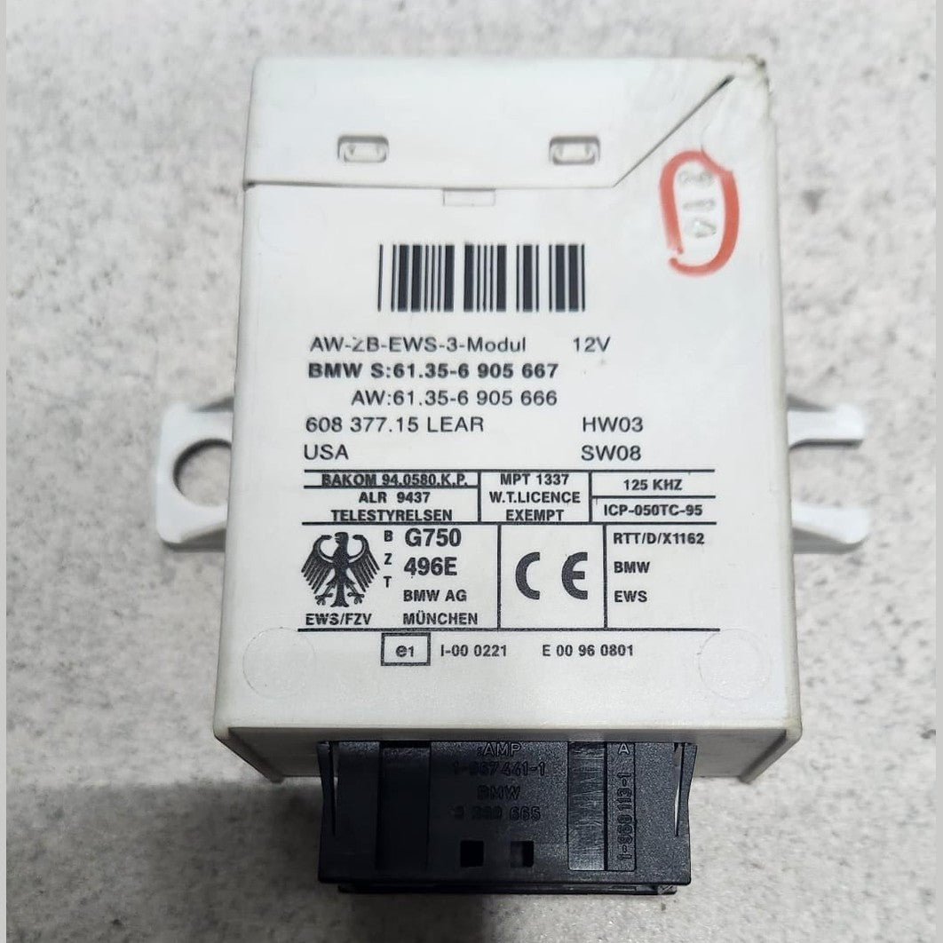 BMW N46 E46 Engine Control Unit DME ECU Set 7563921 OEM