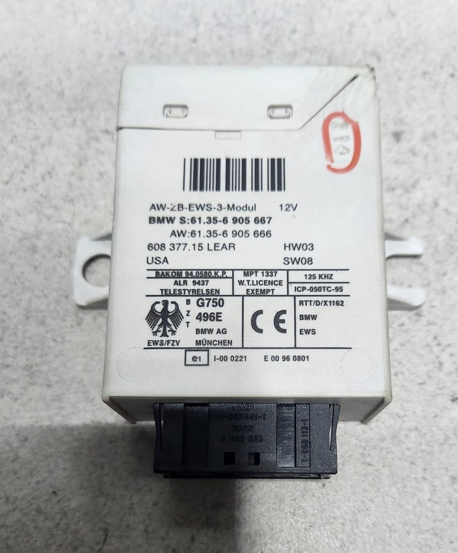 BMW N46 E46 Engine Control Unit DME ECU Set 7563921 OEM