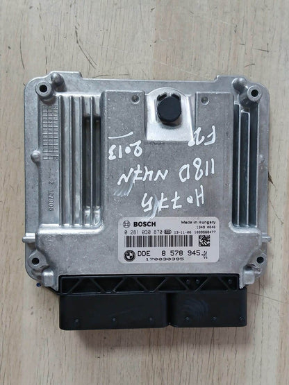 2013 BMW 118D F20 N47N Engine Control Unit ECU SET DDE + FEM + 1KEY 8578945