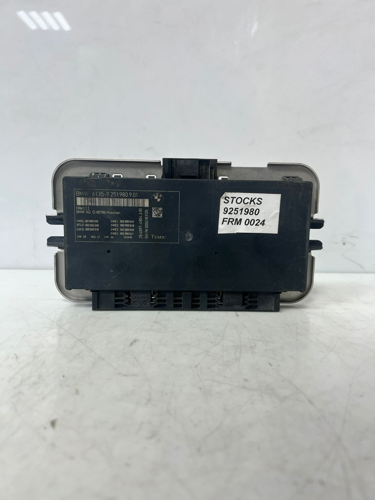 2011-2017 BMW X3 F25 X4 F26 FRM3 Footwell Body Control Module 9251980 OEM