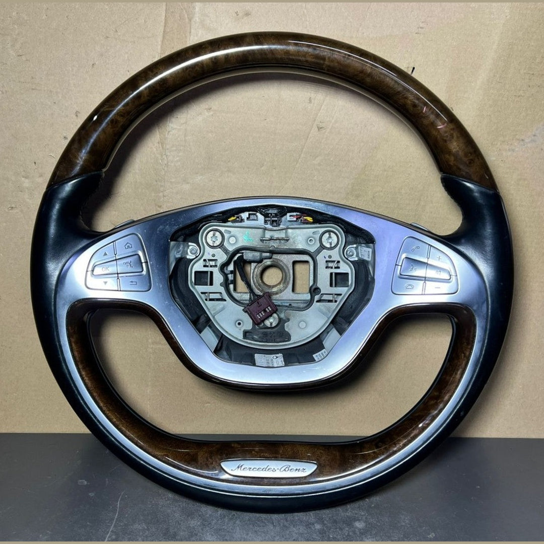 Mercedes W222 Steering Wheel Multi Function Sport Assembly With Paddle Shifts