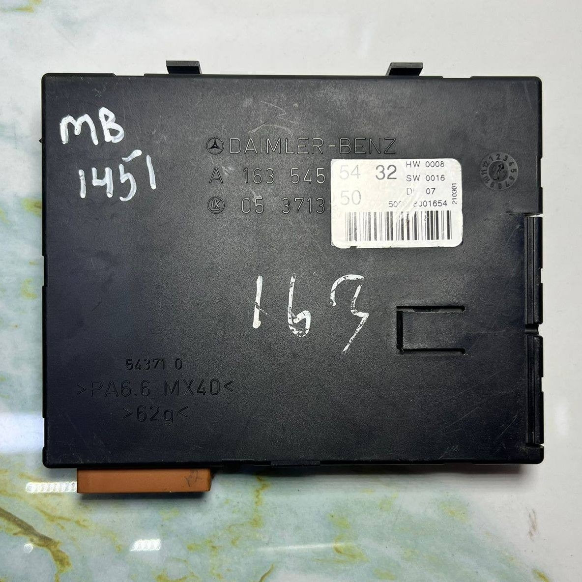 2003-2005 Mercedes-Benz ML350 Body Control Module A1635452832 W163 ML Class