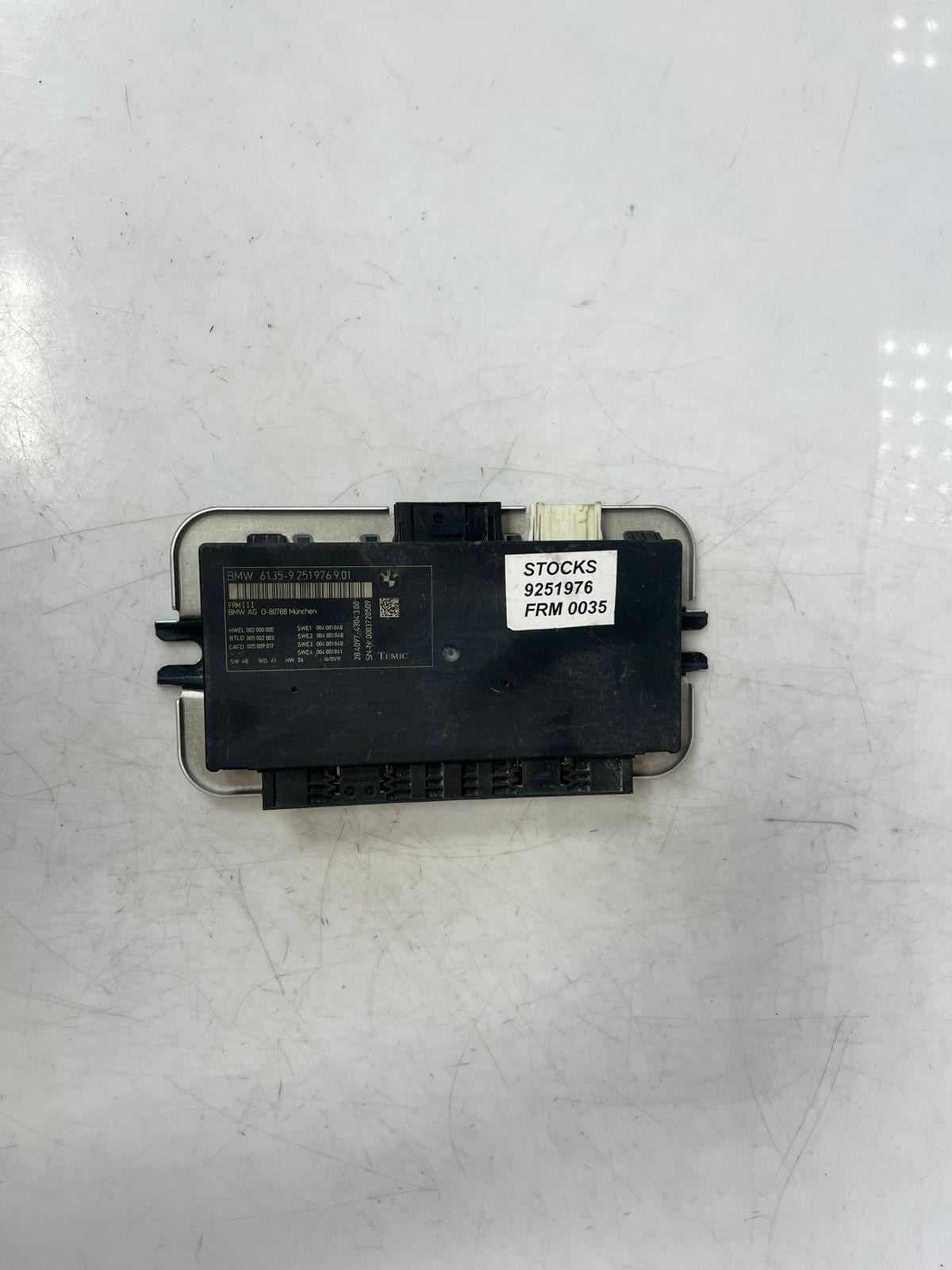 2011-2015 BMW F01 F02 F07 F10 F11 F25 528i 535i FRM3 Footwell Module 9251976 OEM