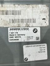 2006-2013 BMW E90 E60 E91 3 & 5 Series 3.0 N52 525i DME ECU 7567178 AUTOMATIC