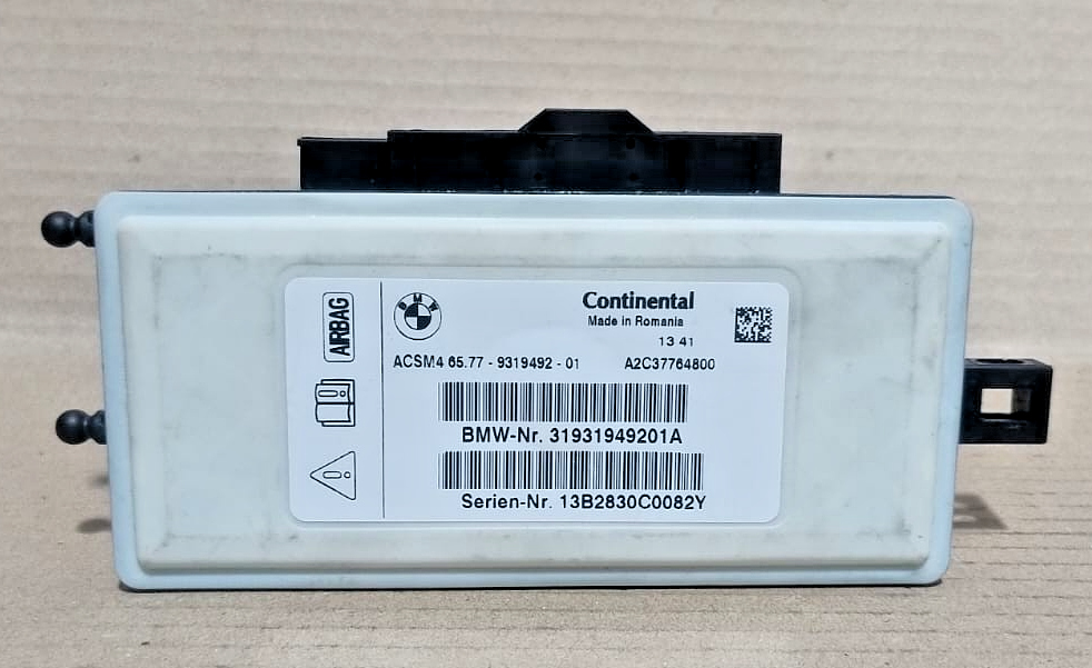 BMW X3 F25 COLLISION IMPACT  CONTROL MODULE ECU  9319492