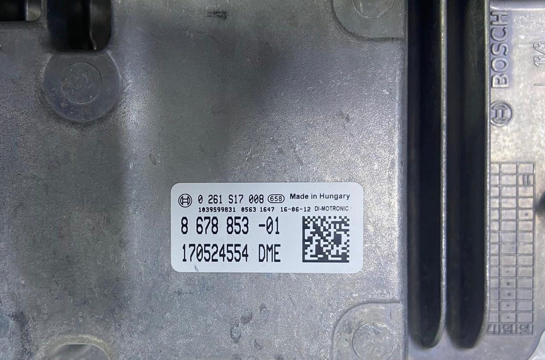 OEM BMW X1 F48 B38 ECU Engine Control unit DME Set 8678853 BOSCH