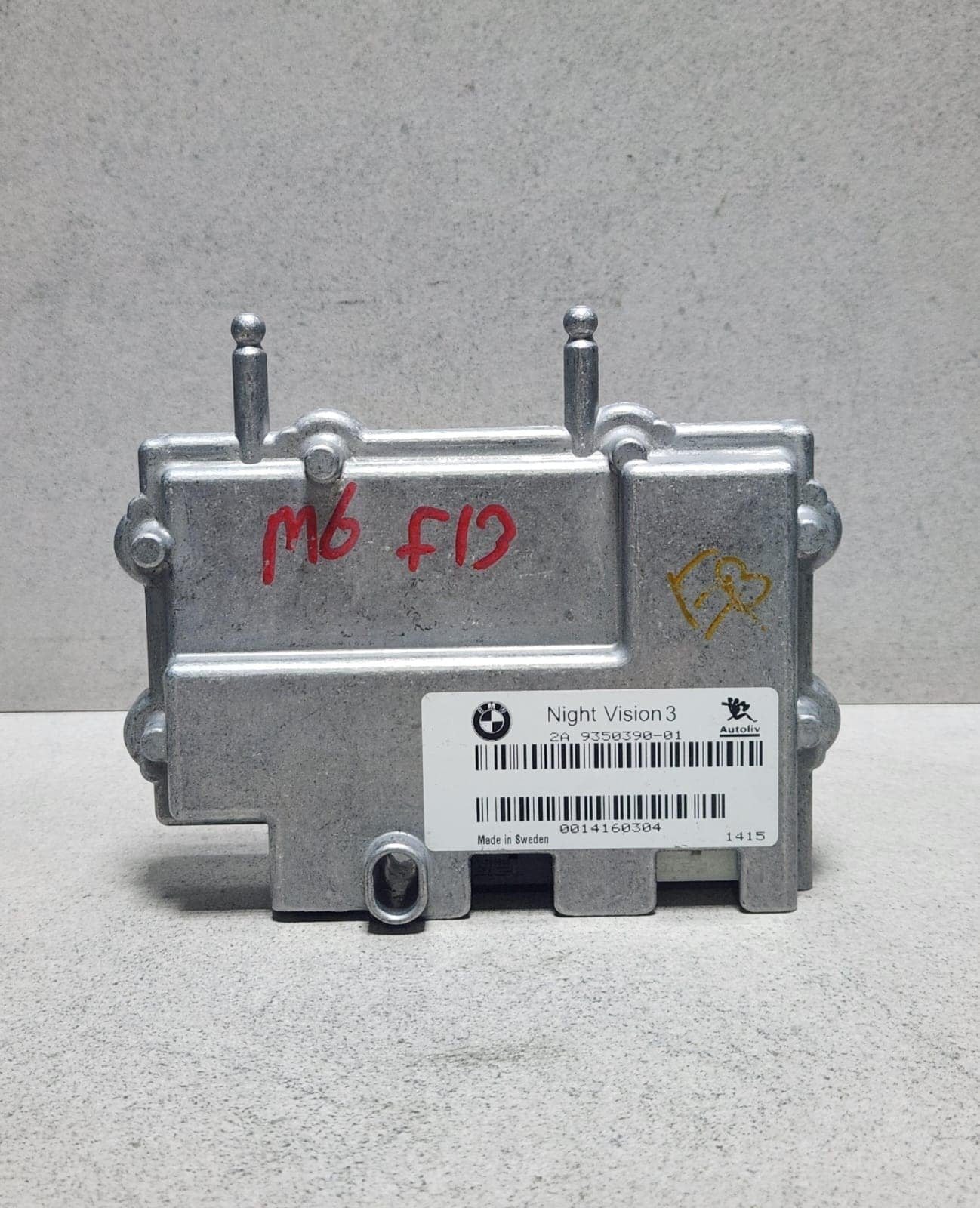 2014 BMW 750Li Night Vision Camera Control Module 9350390 7 Series F01 F02 F03 