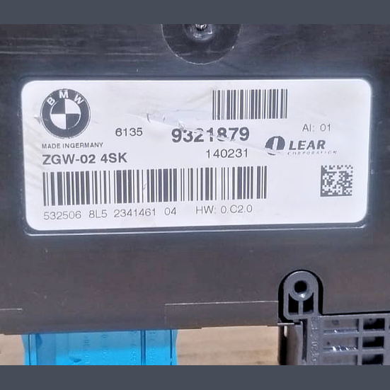 BMW 5 6 SERIES F06 F13 F10 F07 GATEWAY CONTROL MODULE ECU 9321879