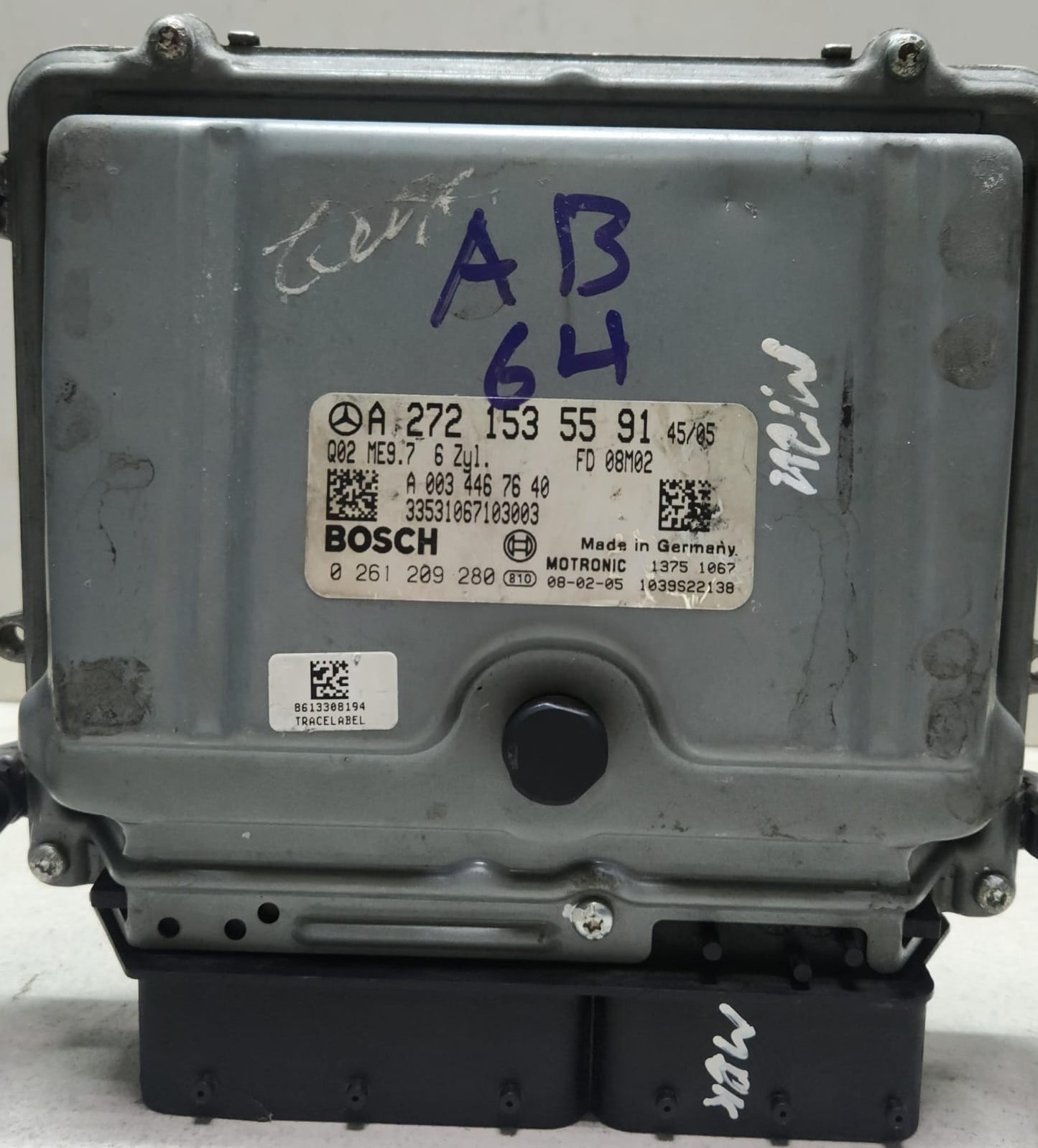 Mercedes-Benz CLK280 Engine Control Unit A2721535591 E280 CLK W209 