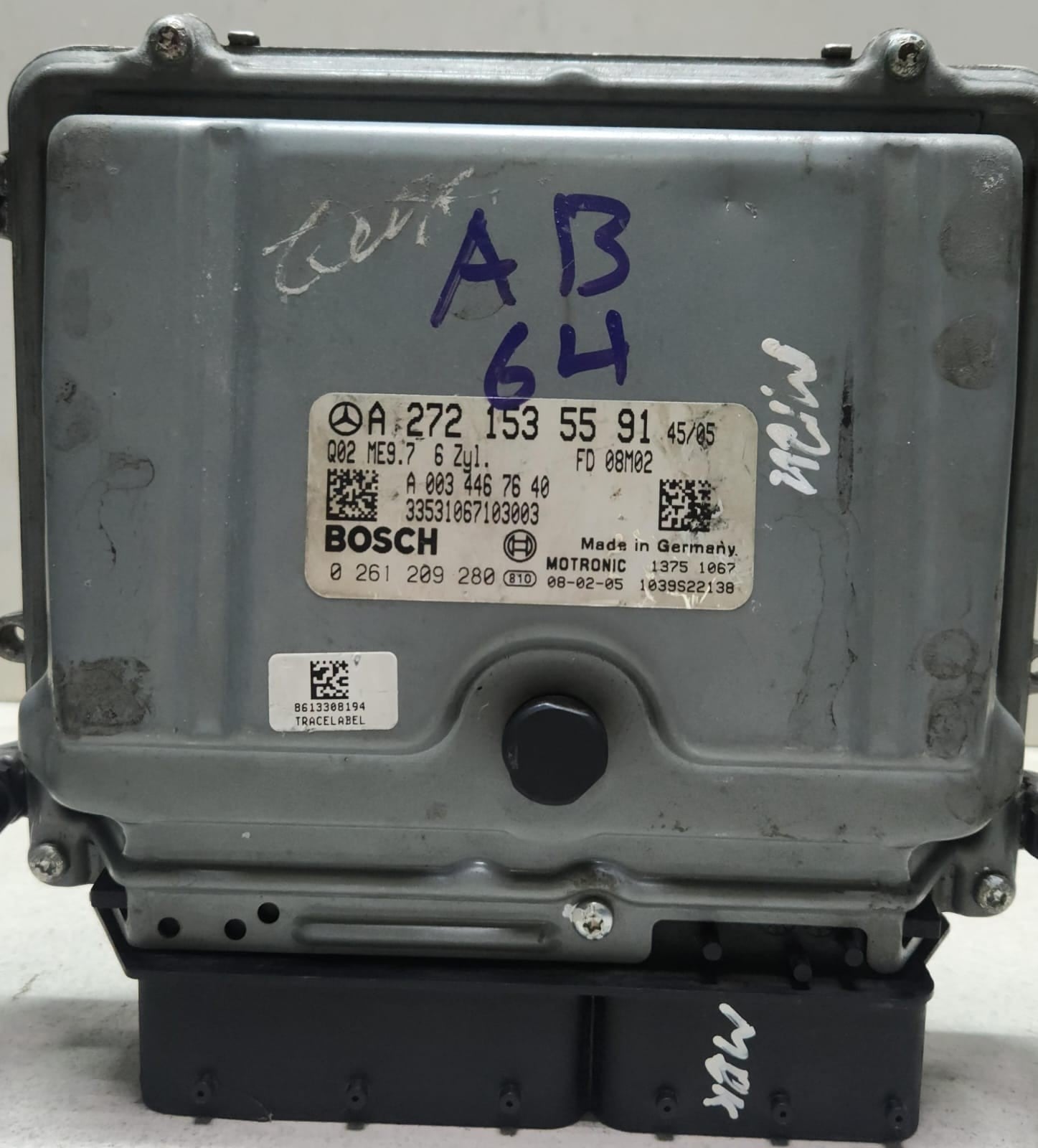 Mercedes-Benz CLK280 Engine Control Unit A2721535591 E280 CLK W209 
