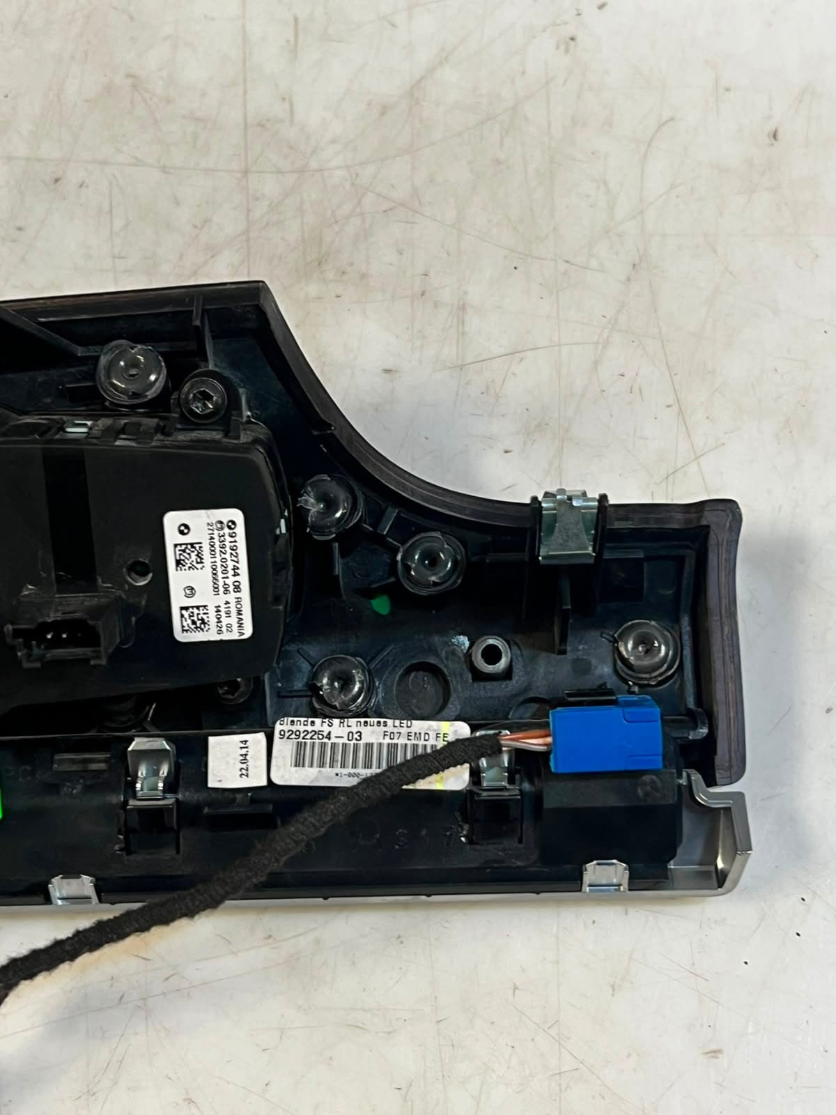 2013-2016 BMW X3 F25, 5 Series F10 GT F07 Headlight Switch 9192744 OEM
