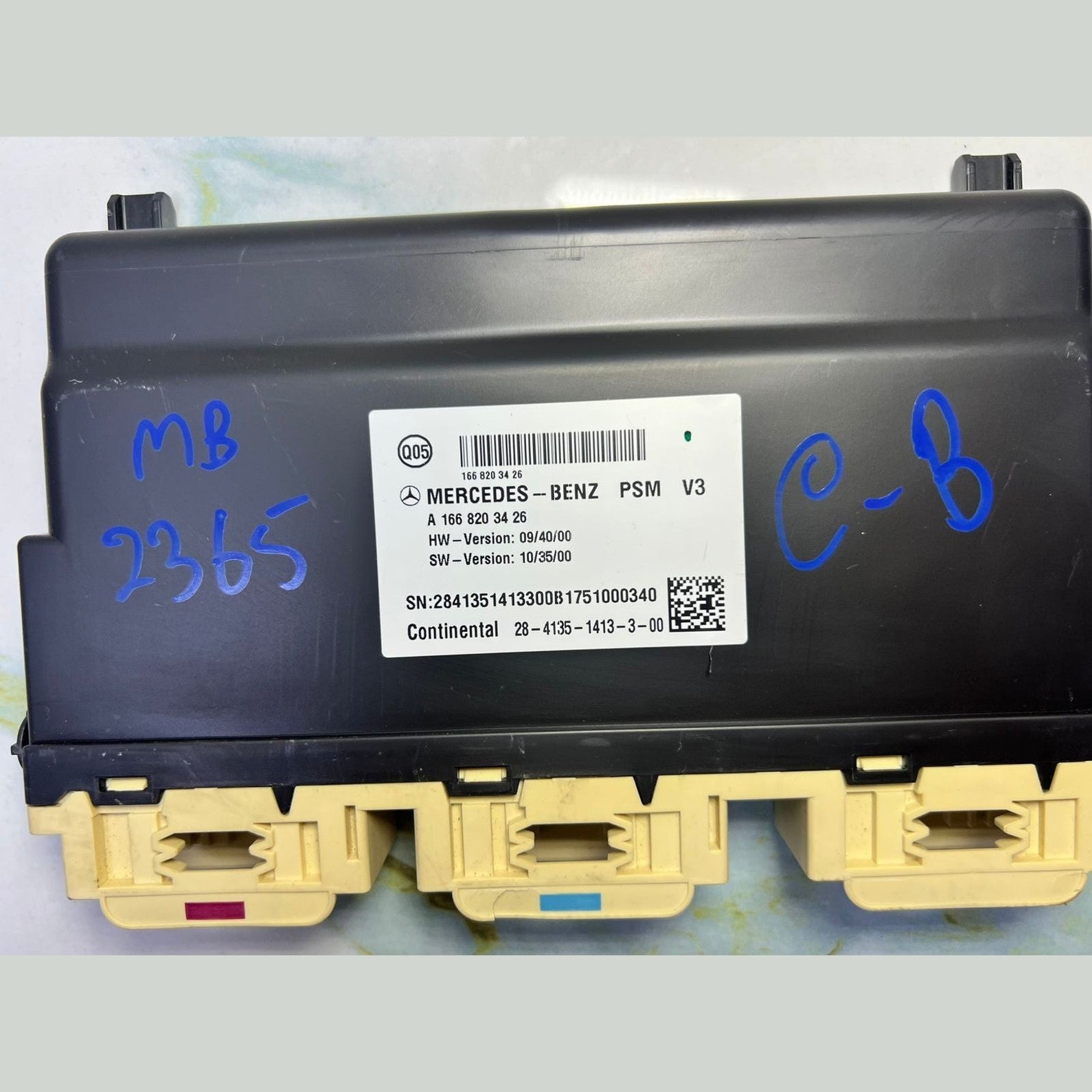 Mercedes-Benz W166 ML GL GLE Seat Control Module Unit, A 166 820 34 26