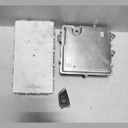 2017 BMW X5 Engine Control Module 8674949 N55 F16 3.0 ECU SET 