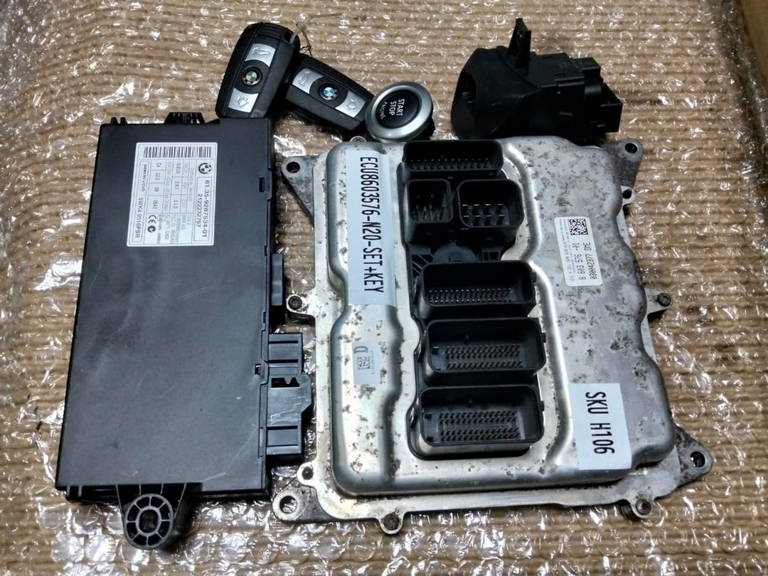 BMW N20 ENGINE CONTROL UNIT ECU COMPLETE  SET 8603576