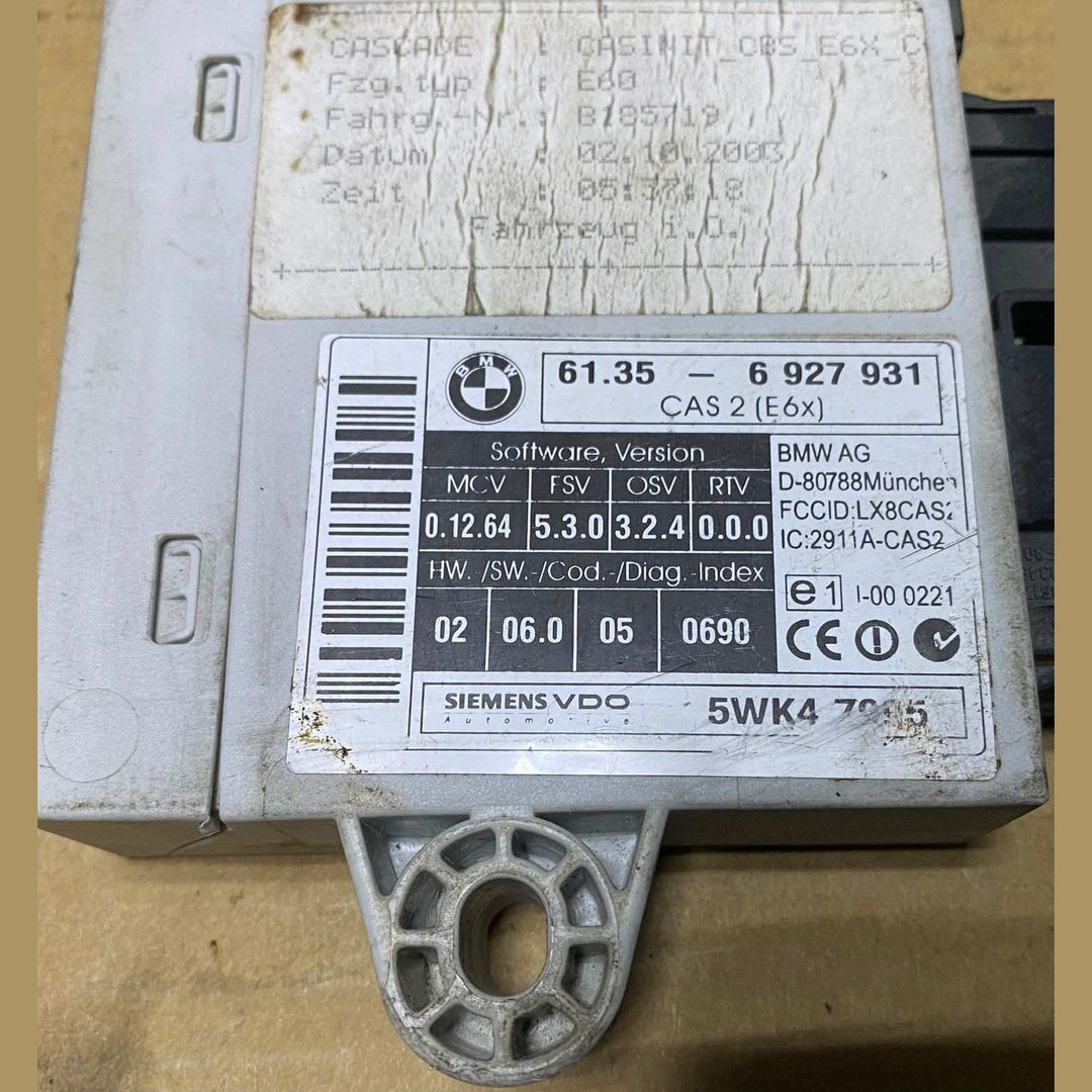 2004 BMW 525i Car Access System Control Module 6927931