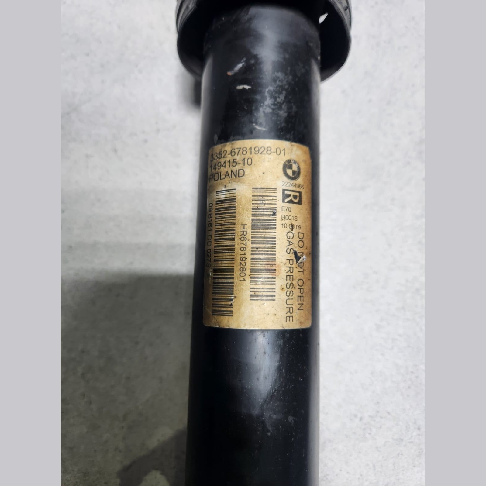 2007-2013 BMW X5 Rear Right Shock Absorber 6781928 E70 X5