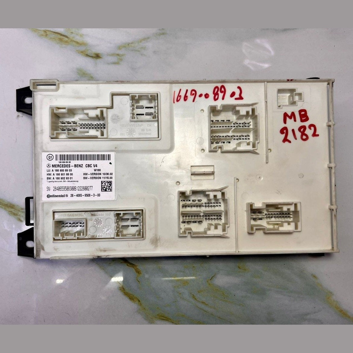 2012-2016 Mercedes-Benz GL450 Front Sam Body Control Unit A 166 900 8903 W166 GL