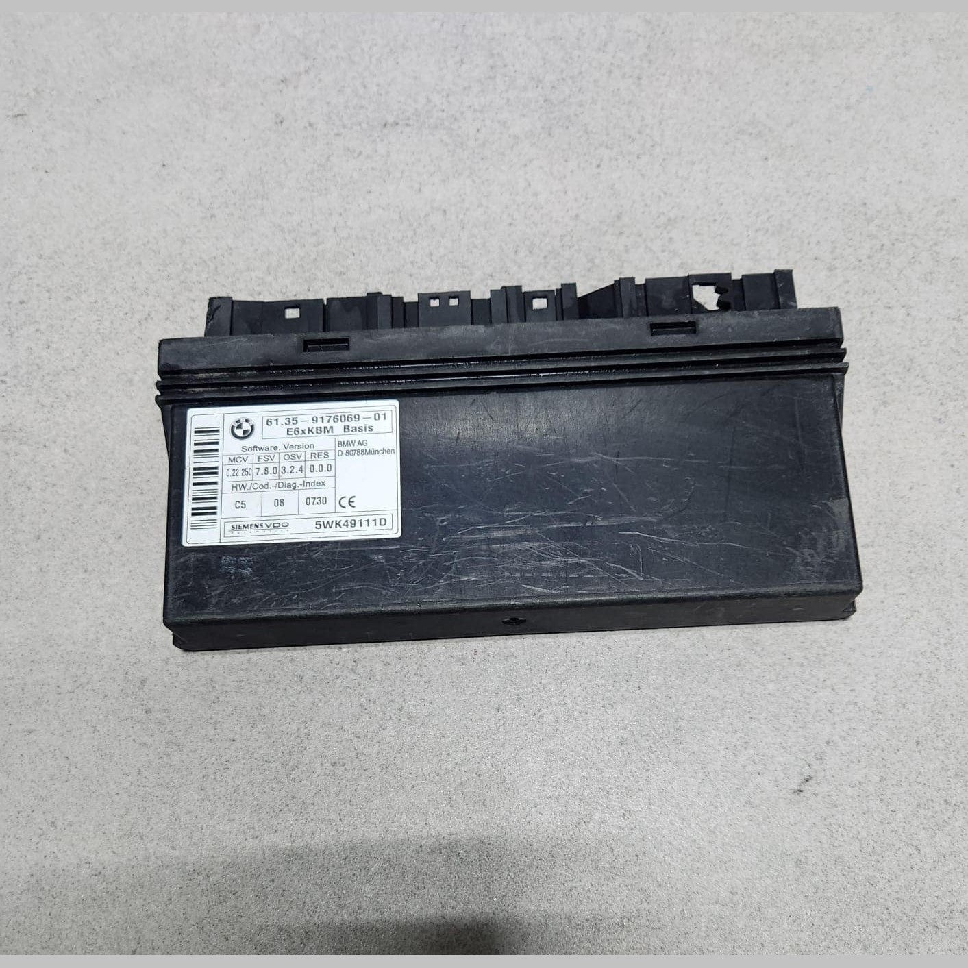 2009 BMW 528i xDrive Body Control Module 9176069 E60 535i