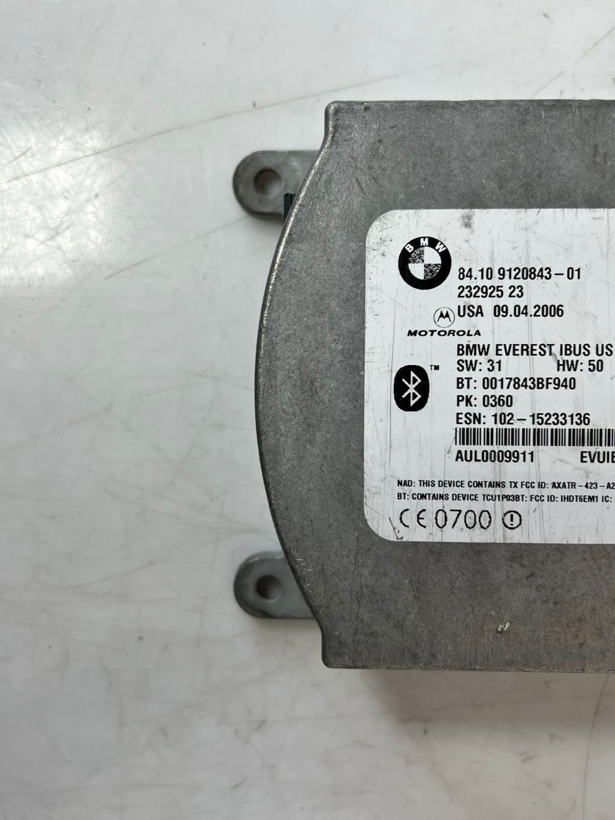 2005-2006 BMW X5 E53 Telematics Control Unit 9120843 OEM