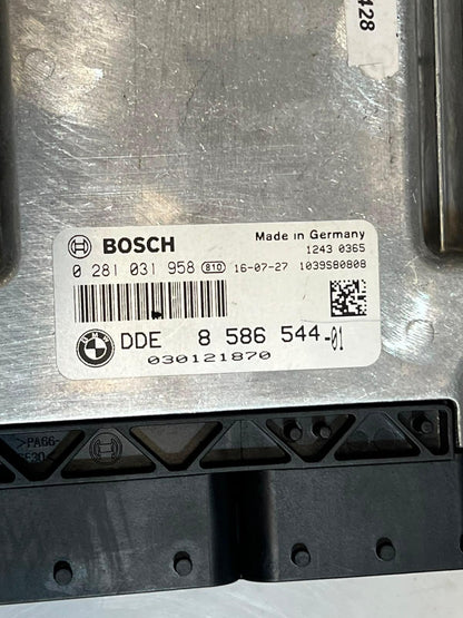 2016 BMW X4 F26 35DX N57Z Engine Control Unit ECU SET DDE+CAS4 8586544 OEM