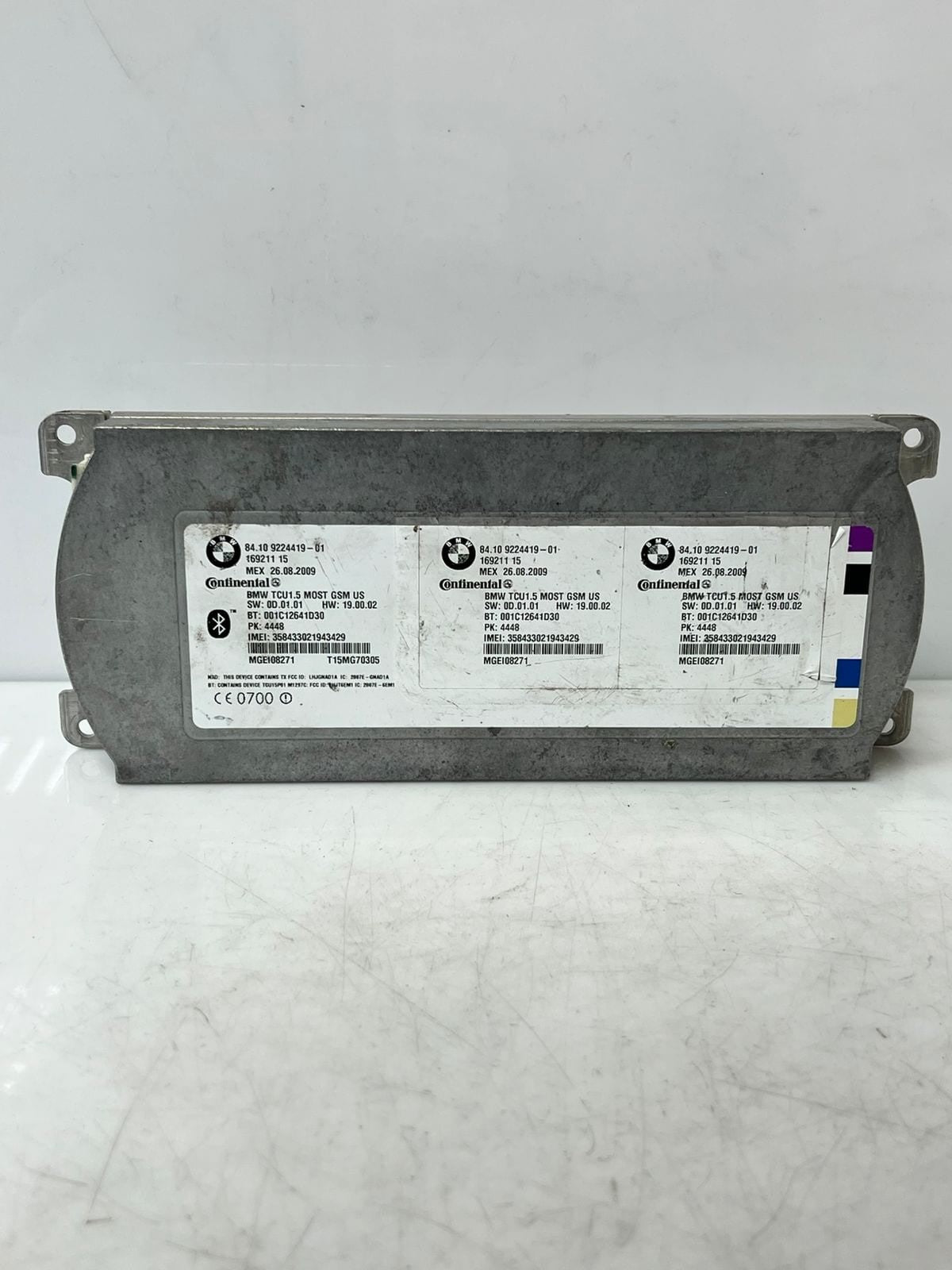 2007-2013 BMW E90 E92 3' 328i Bluetooth Telematics Control Module 9224419 OEM