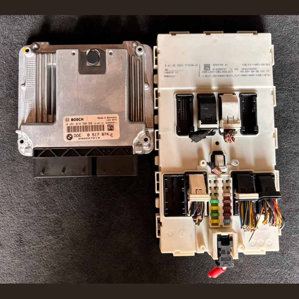 BMW F20 118d F30 318d N47N 143HP Engine Control Unit Kit DDE ECU + FEM - 8517874
