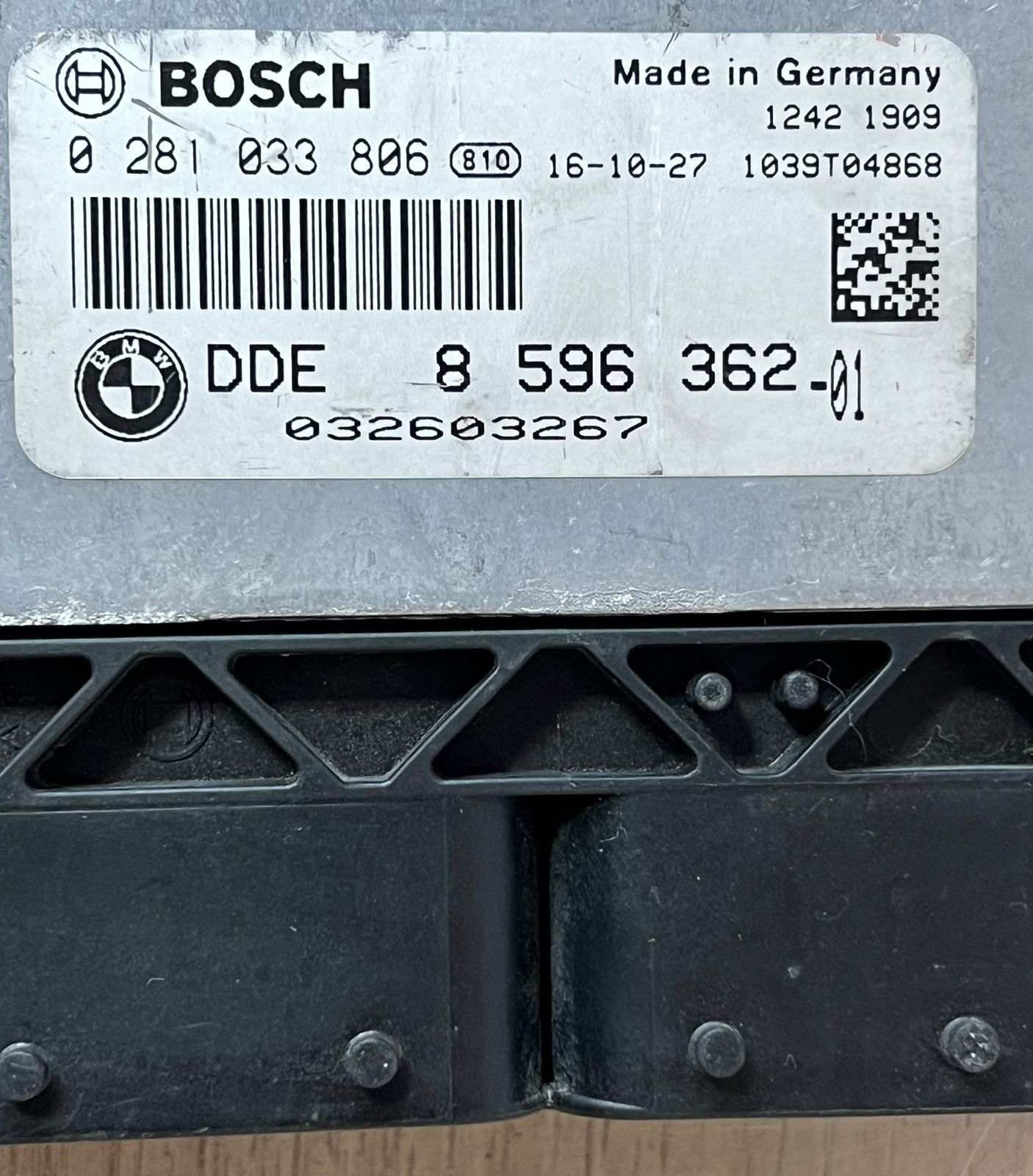 2017 BMW X1 B47 218 F45 Engine Control Unit 8596362 320d F30 420d F32 F36 DIESEL