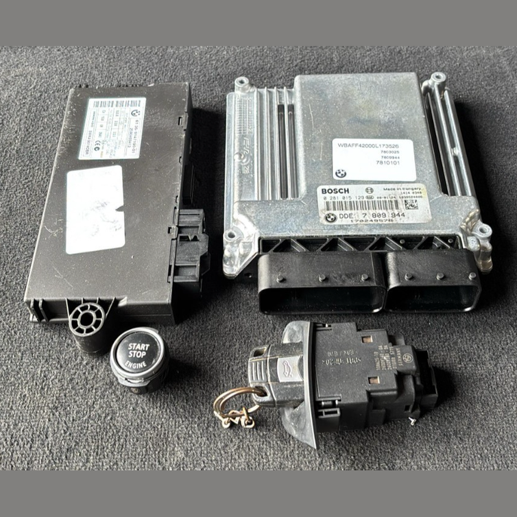 BMW X5 E70 E60 3.0L M57 ENGINE CONTROL UNIT MODULE DDE ECU  SET - 7809944