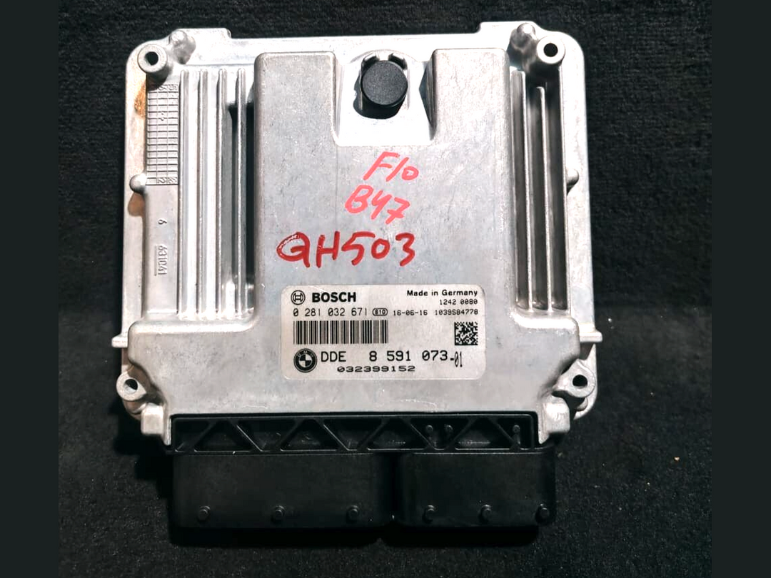 BMW 520D 2014 DIESEL F10  Engine CONTROL UNIT  ECU Diesel B47 8591073