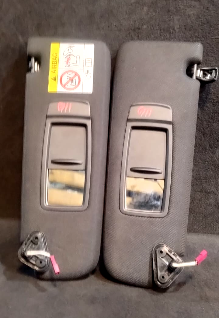 BMW G11 7 SERIES SUN VISOR SET WITH VANITY MIRROR OEM VIN  B314963