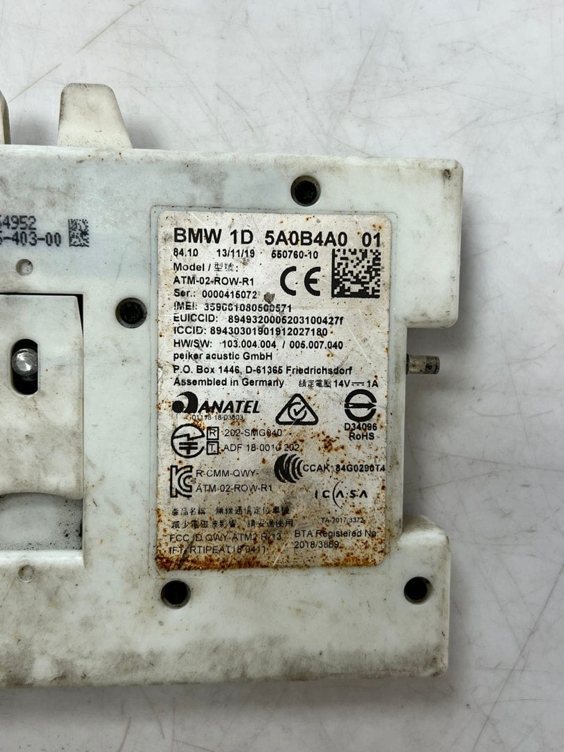 2019-2022 BMW X3 G01 and G02 X4 Telematics Control Unit Module 5A0B4A0 OEM
