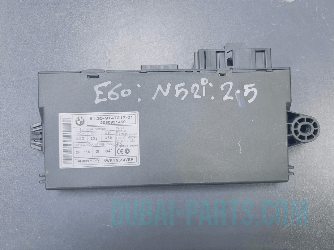 2008 BMW E70 X5 XDRIVE N52K MSV80.0 DME CAS KEY SET  7 587 164