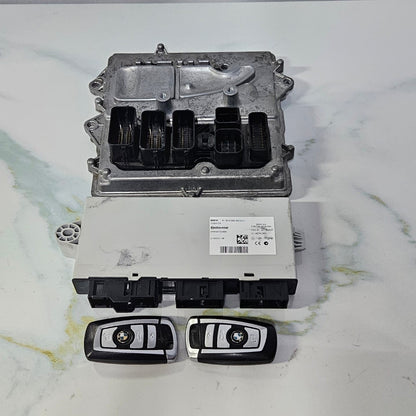 OEM BMW 740I N55 F02 F10 F20 F30 ENGINE CONTROL UNIT DME ECU SET 8616314 BOSCH