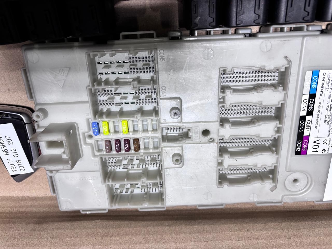 BMW 750li N63NB44C 2018 G12 ENGINE CONTROL UNIT COMPLETE SET + KEY  - 8680196