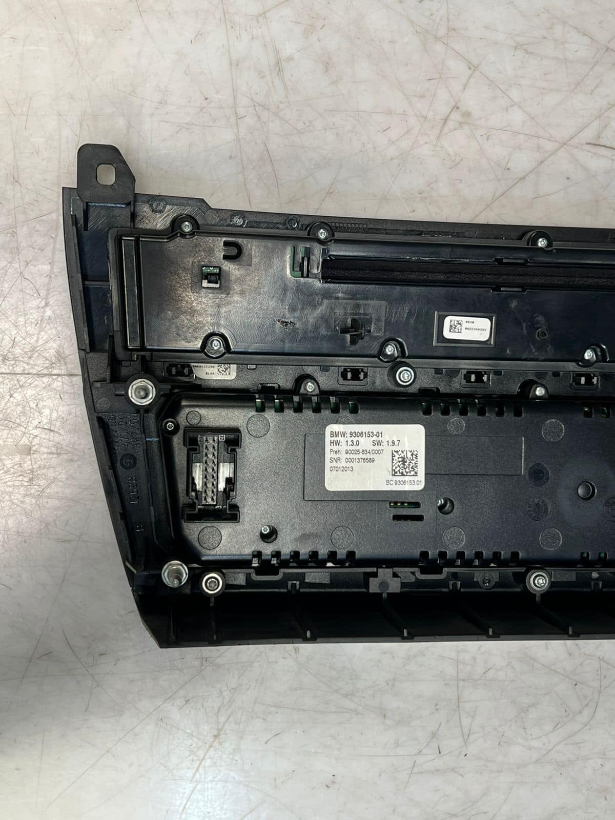 BMW 5 Series F10 F11 Climate Control Unit Automatic A/C PANEL 9306153 OEM