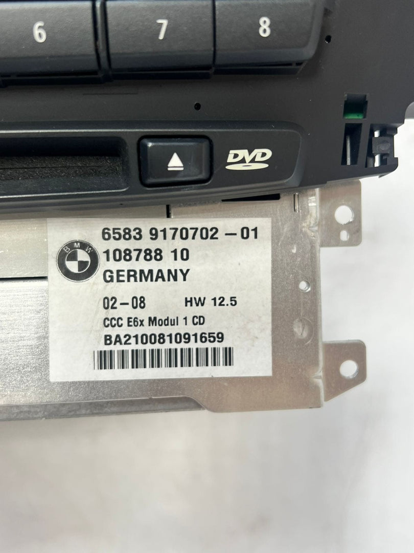 BMW 5 Series E60 E61 LCI CCC Sat Navigation Head Unit 9170702 OEM
